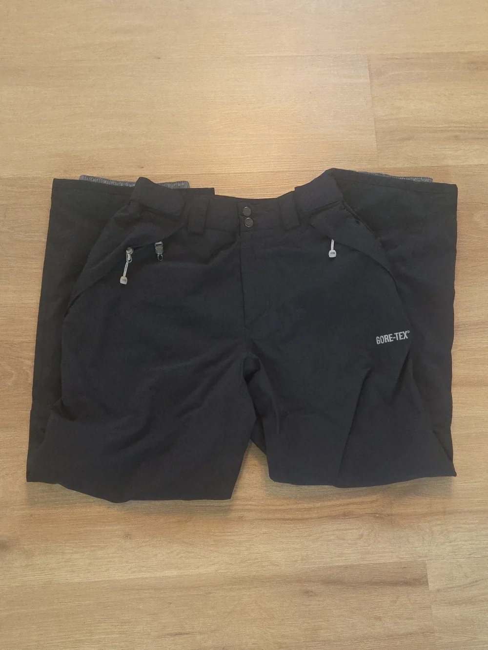 Mens NorthFace GORE-TEX Black Ski Pants, Medium